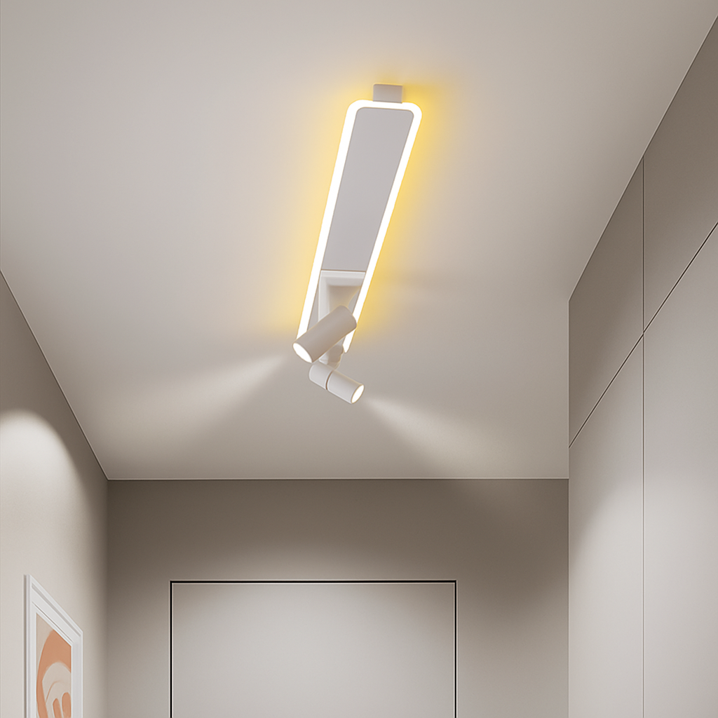 plafonnier led moderne avec projecteur pour intérieur décoratif