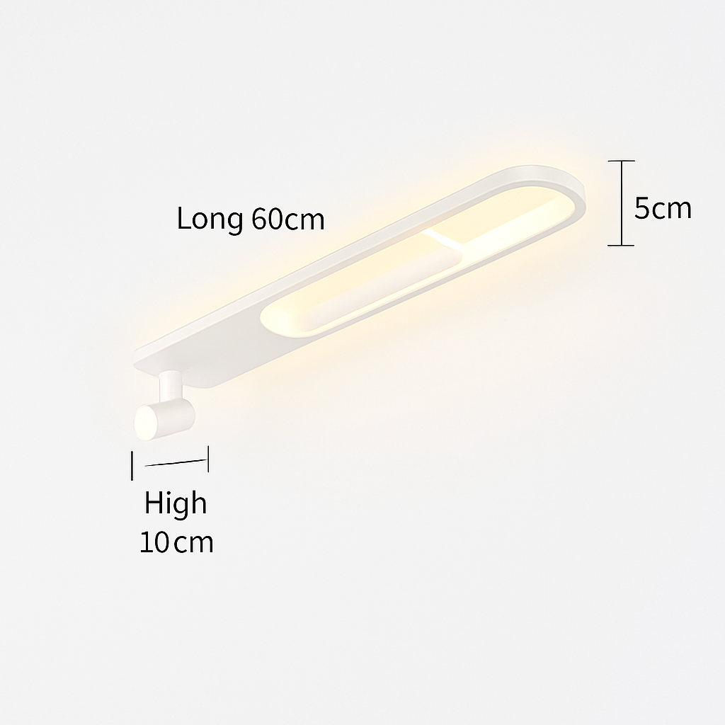 plafonnier led moderne avec projecteur pour intérieur décoratif