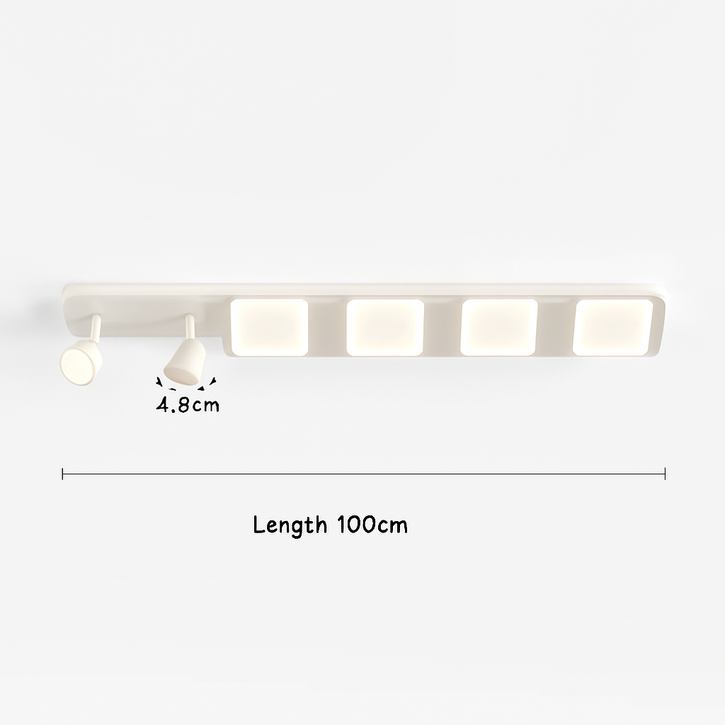plafonnier led moderne avec projecteur pour intérieur décoratif