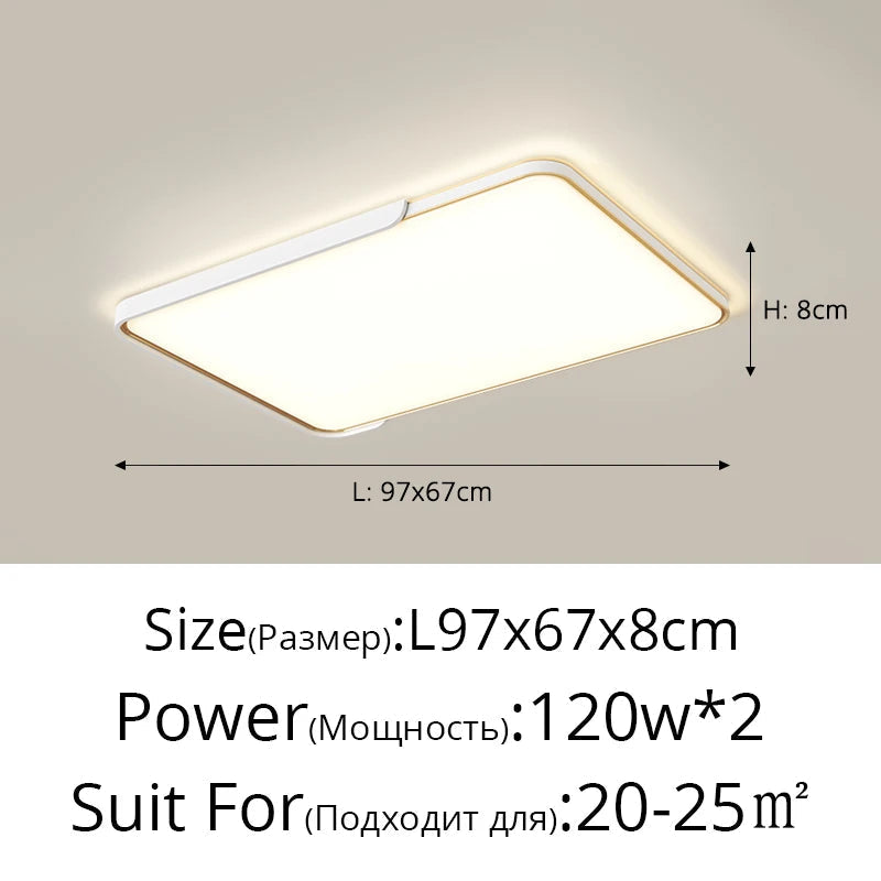 plafonnier led moderne avec télécommande design circulaire polyvalent