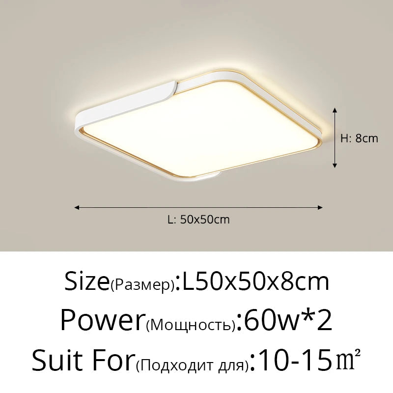 plafonnier led moderne avec télécommande design circulaire polyvalent