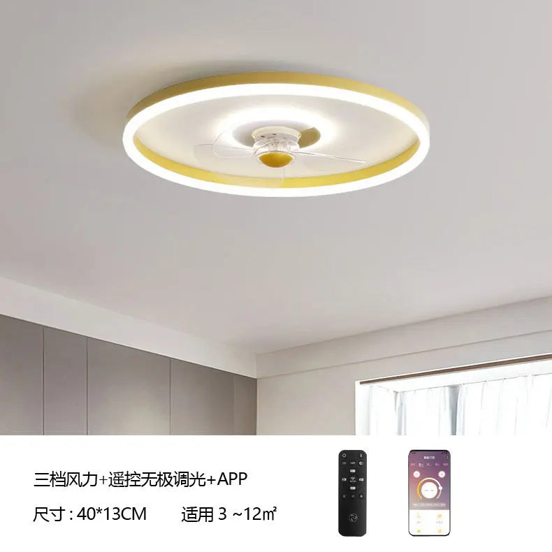 plafonnier led moderne avec ventilateur pour éclairage intérieur