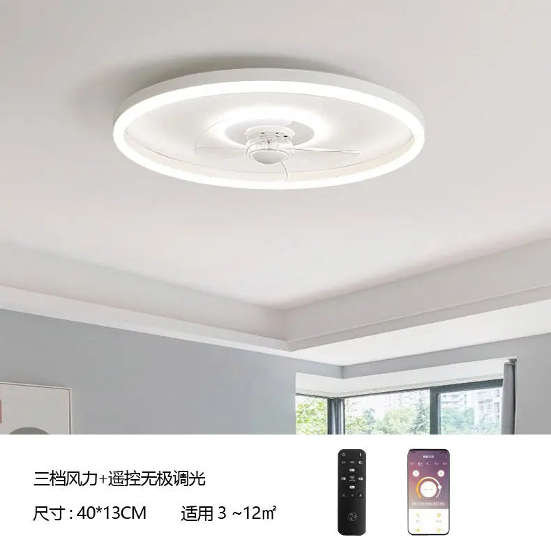 plafonnier led moderne avec ventilateur pour éclairage intérieur