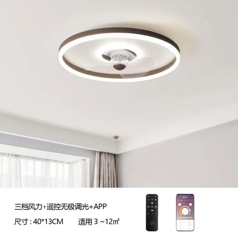 plafonnier led moderne avec ventilateur pour éclairage intérieur