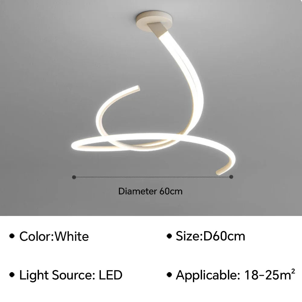 plafonnier led moderne créatif pour décoration intérieure