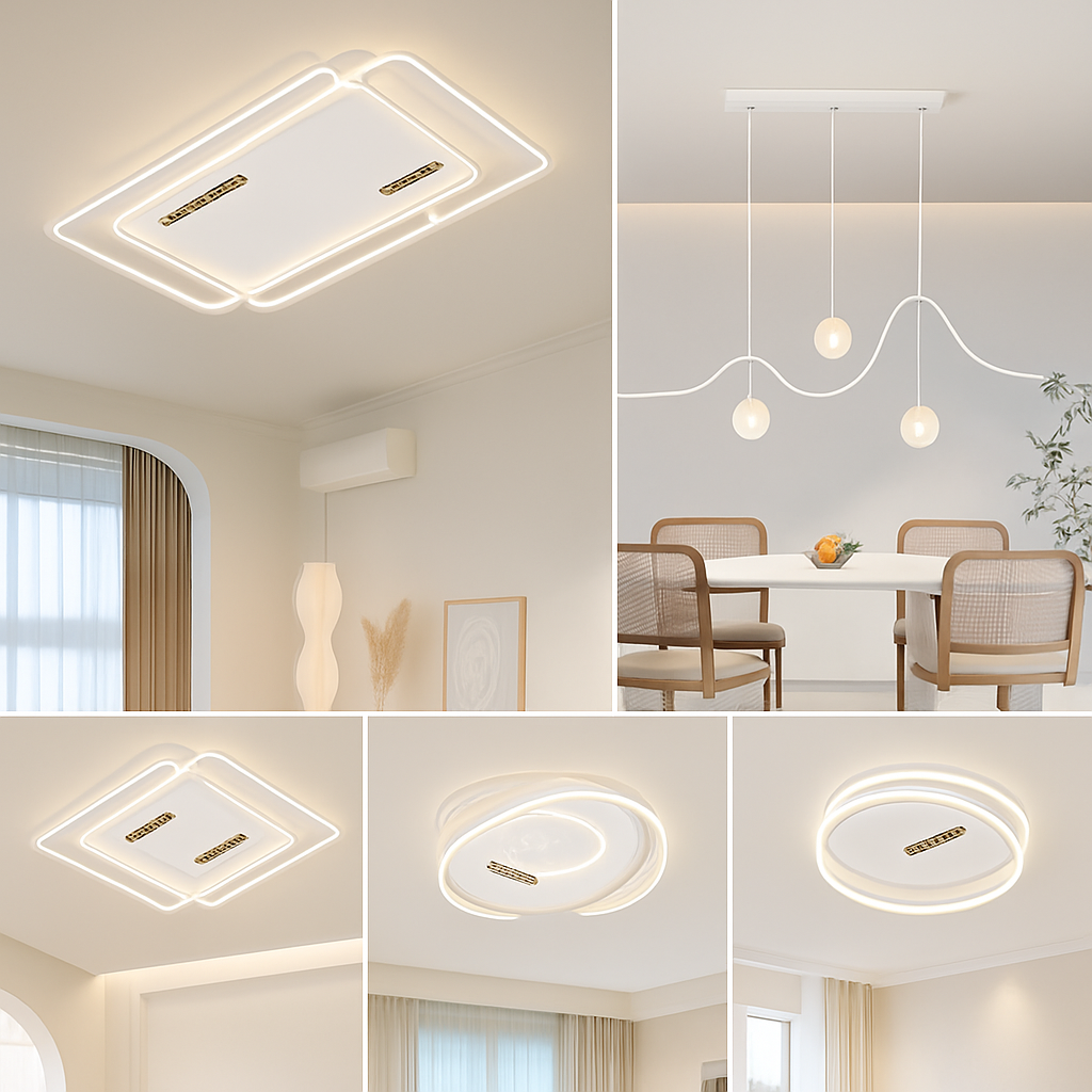 plafonnier led moderne design créatif pour intérieur minimaliste