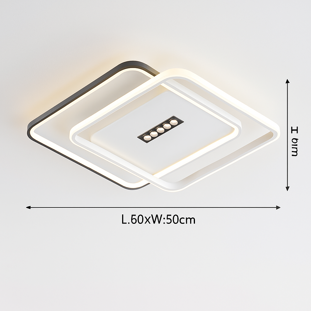 plafonnier led moderne design créatif pour intérieur minimaliste