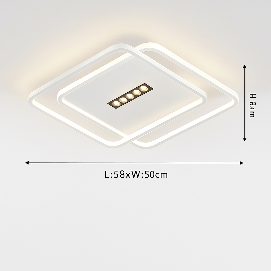 plafonnier led moderne design créatif pour intérieur minimaliste