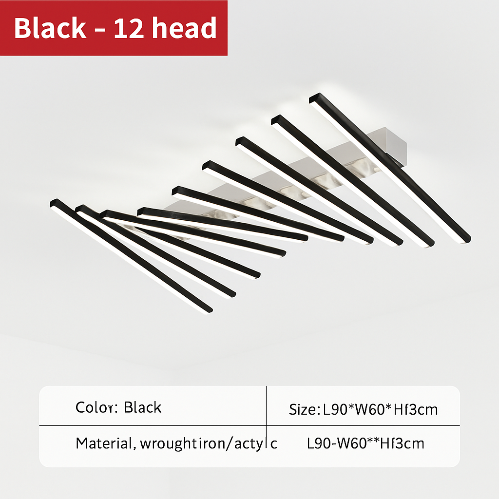 plafonnier led moderne design créatif pour intérieur minimaliste
