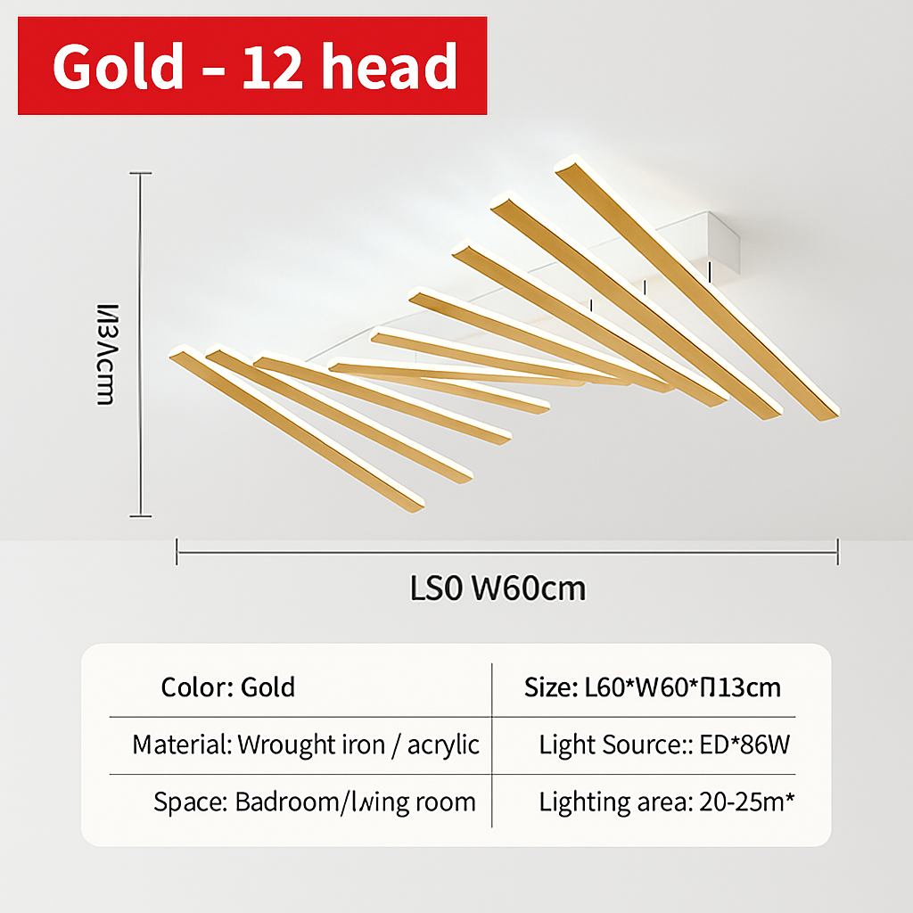 plafonnier led moderne design créatif pour intérieur minimaliste