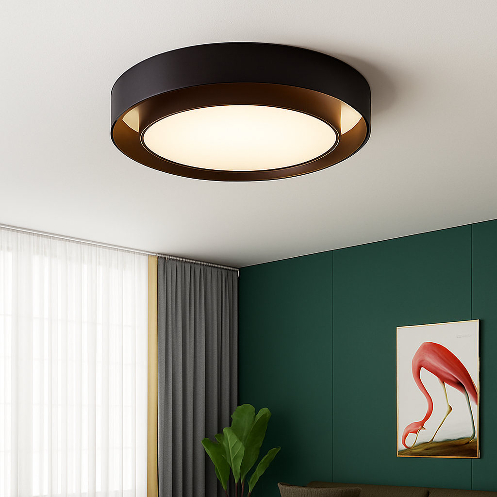 plafonnier led moderne design intérieur lumineux avec intensité variable