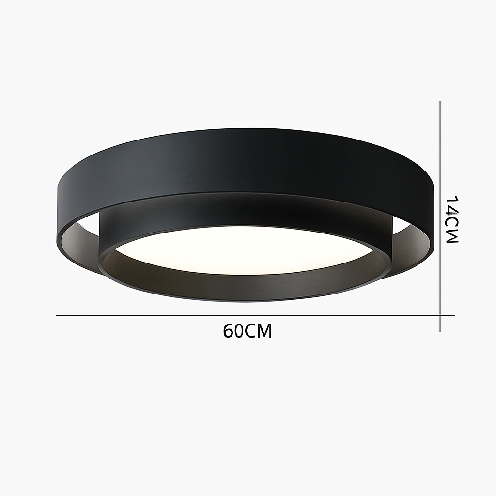plafonnier led moderne design intérieur lumineux avec intensité variable