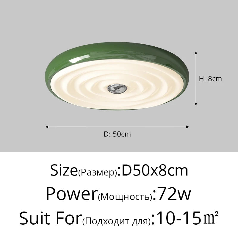plafonnier led moderne design nordique pour intérieur décoratif