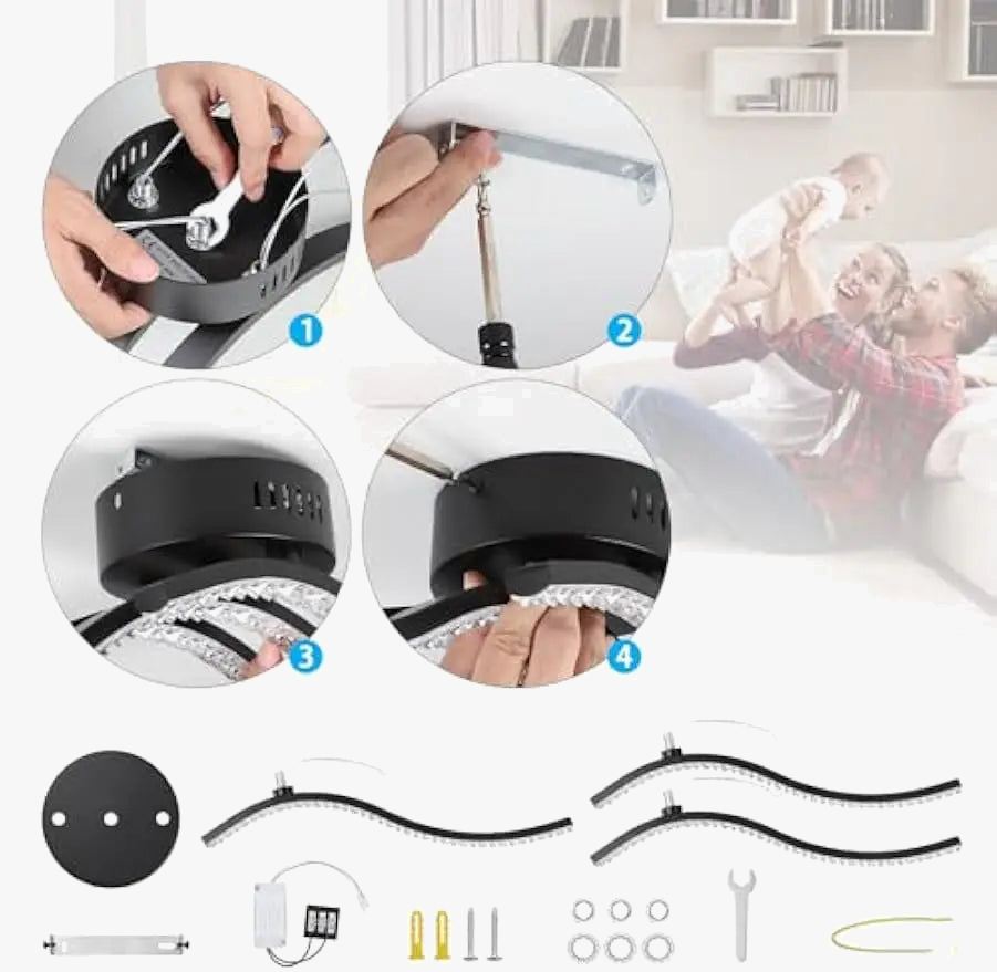 plafonnier led moderne design pour éclairage intérieur élégant
