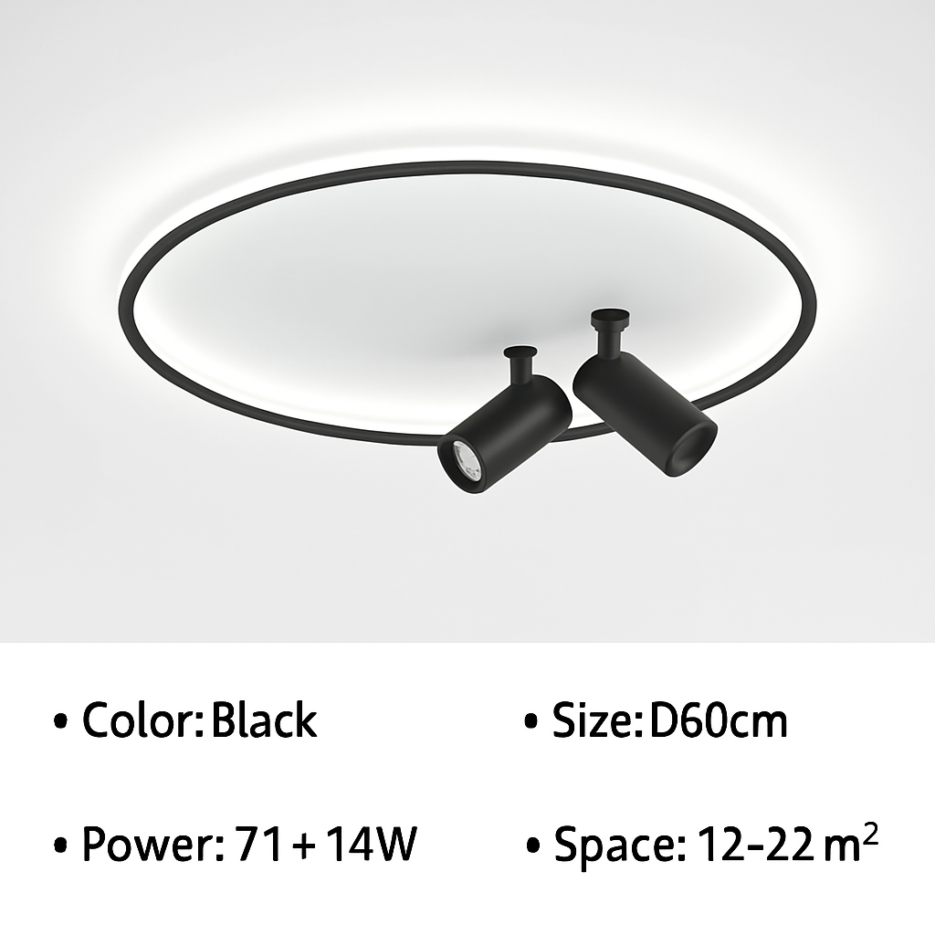plafonnier led moderne design pour décoration intérieure élégante