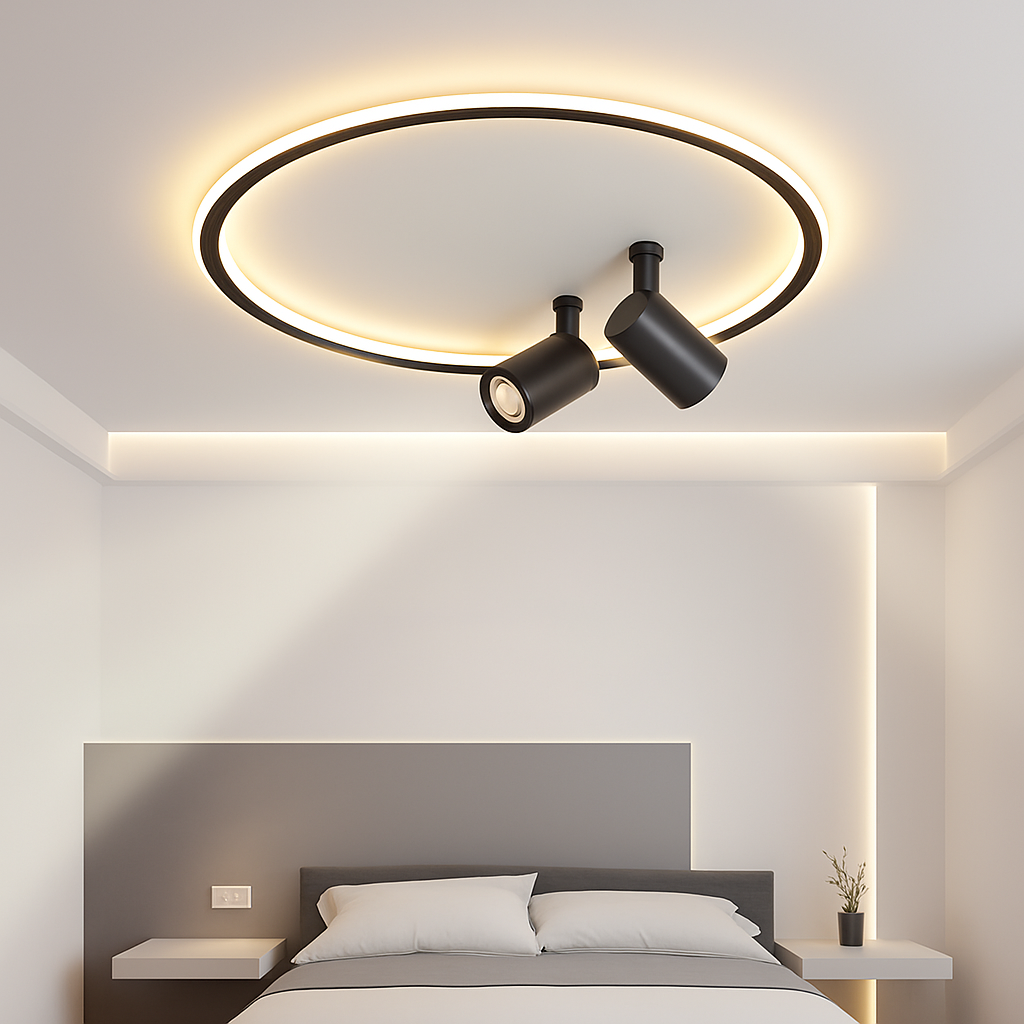 plafonnier led moderne design pour décoration intérieure élégante