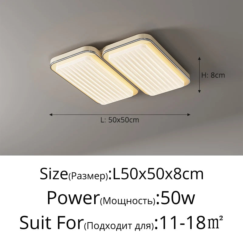 plafonnier led moderne design simple protection yeux et spectre complet