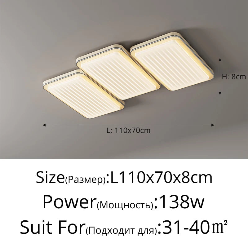 plafonnier led moderne design simple protection yeux et spectre complet