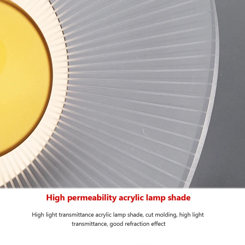 plafonnier led moderne en acrylique design pour intérieur décoratif