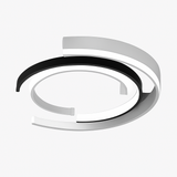 Plafonnier LED moderne en arc de cercles