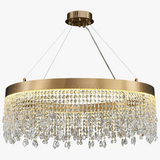 Plafonnier led moderne en cristal luminaire décoratif d'intérieur