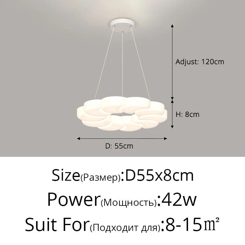 plafonnier led moderne en cristal pour intérieur élégant