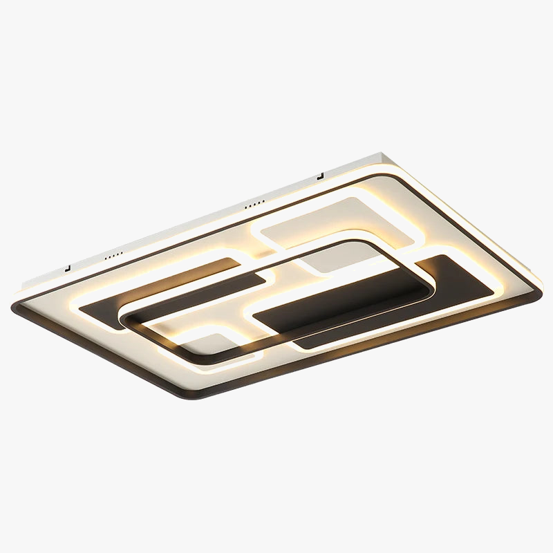 plafonnier led moderne en fer forgé acrylique décoration intérieure