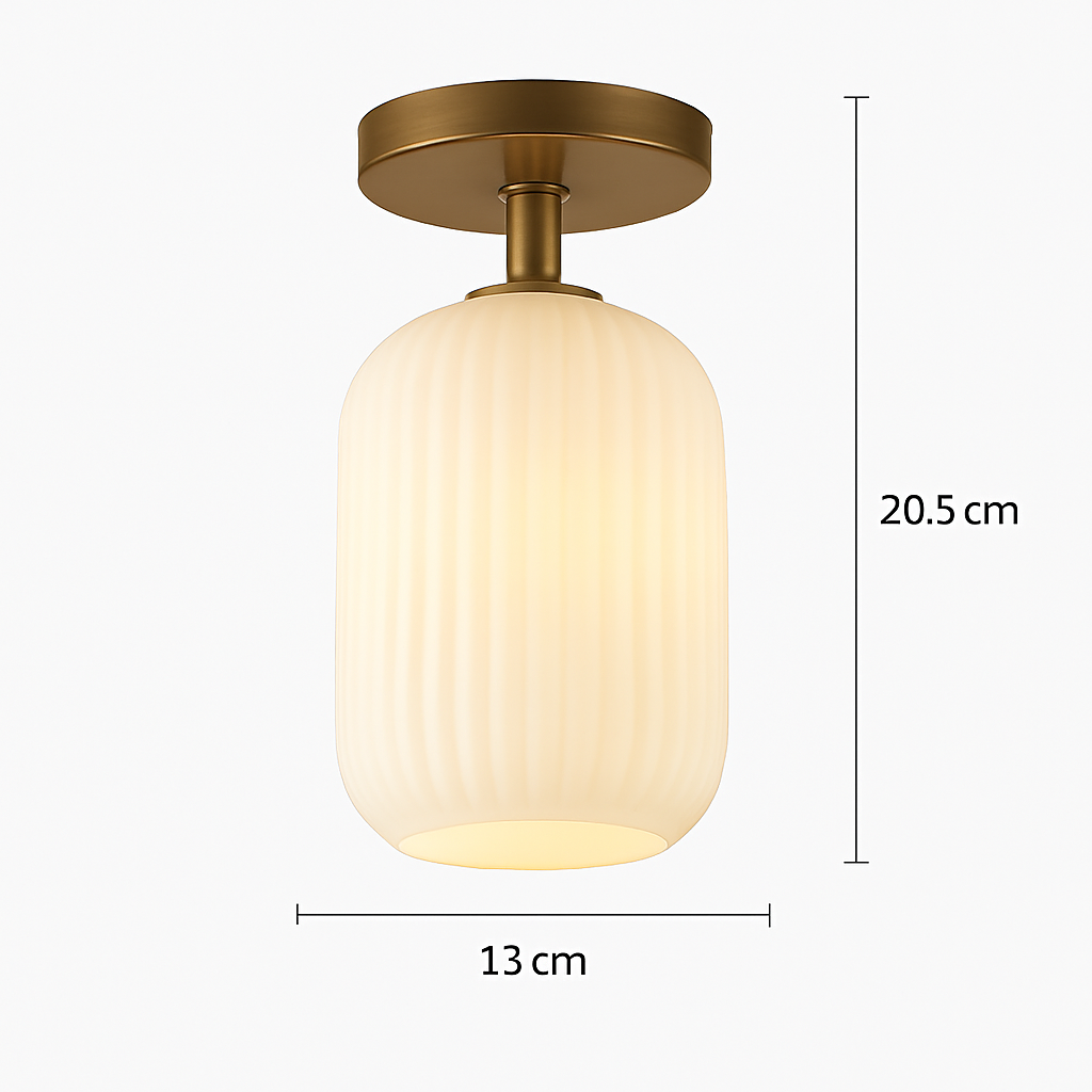 plafonnier led moderne en verre de luxe pour décoration simple