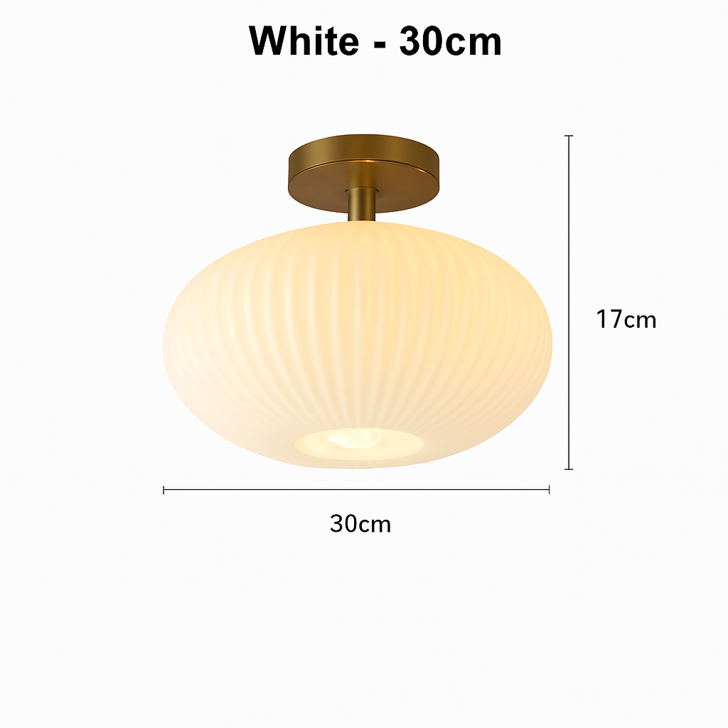 plafonnier led moderne en verre de luxe pour décoration simple