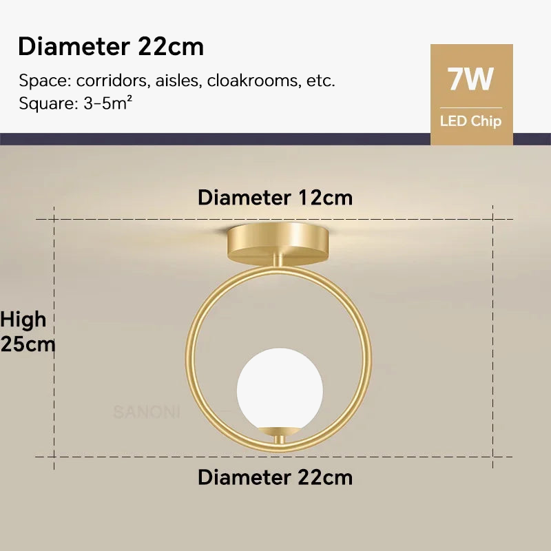 plafonnier led moderne en verre pour décoration intérieure et éclairage