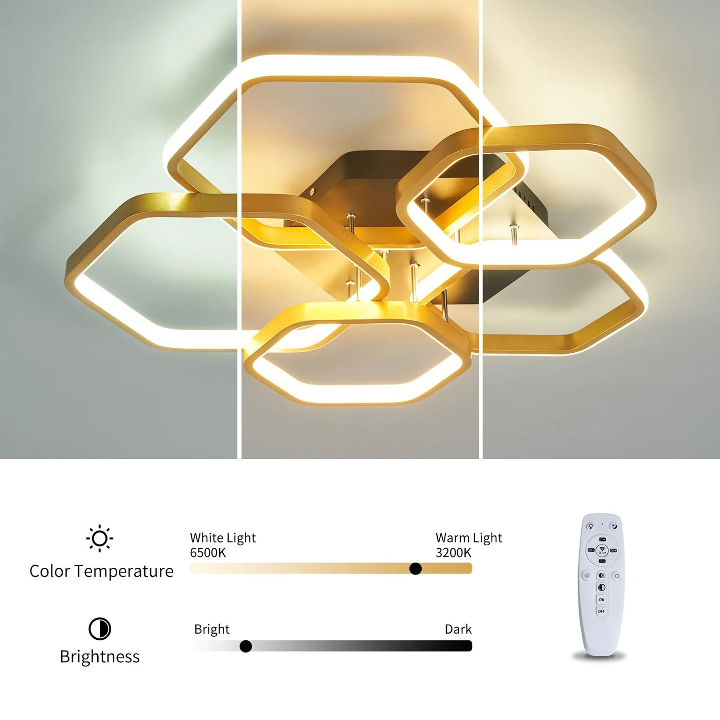 plafonnier led moderne et créatif pour maison intelligente