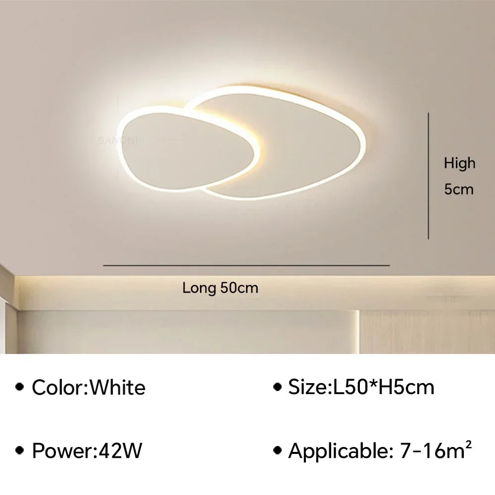 plafonnier led moderne et élégant pour décoration intérieure