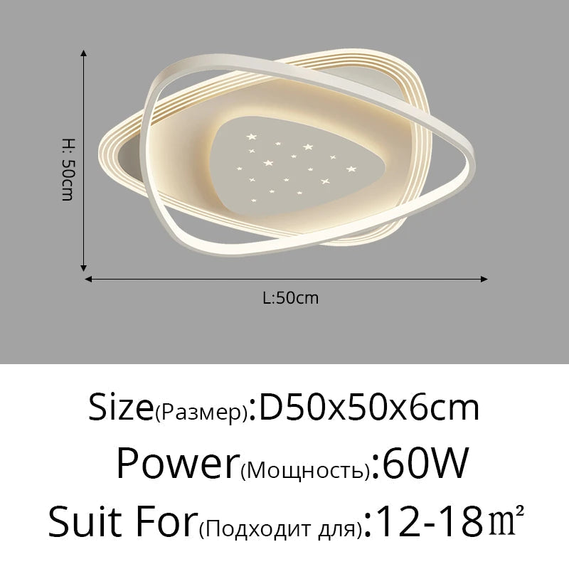 plafonnier led moderne et minimaliste pour intérieur élégant