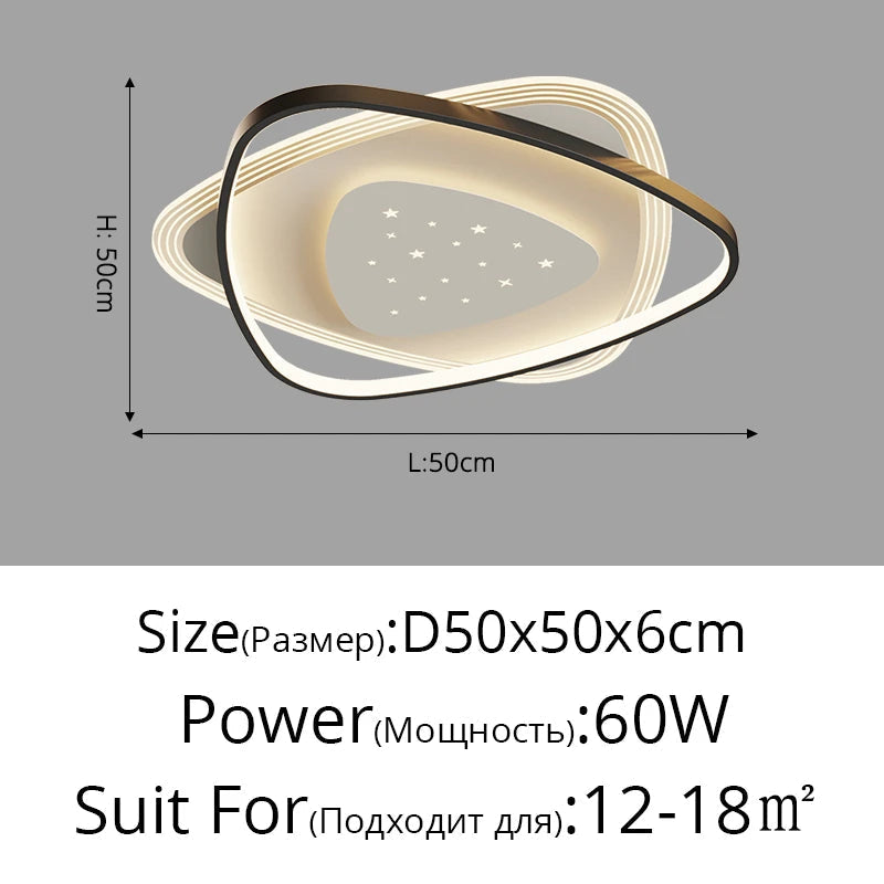 plafonnier led moderne et minimaliste pour intérieur élégant
