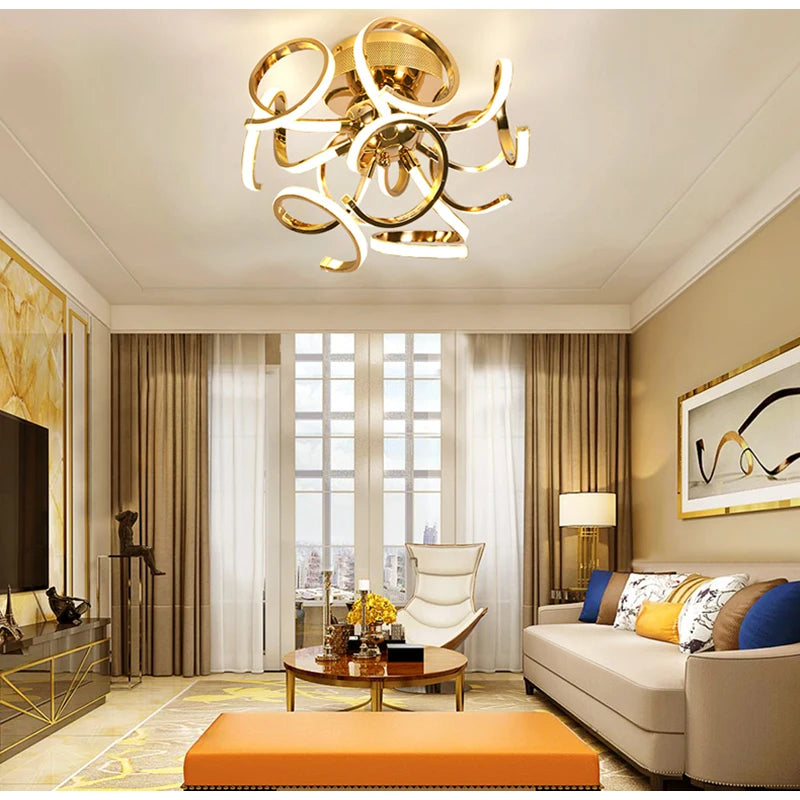 plafonnier led moderne globe design éclairage intérieur décoratif