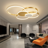 plafonnier led moderne à intensité variable avec télécommande