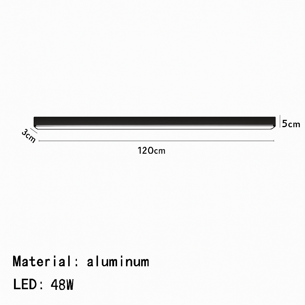 plafonnier led moderne à intensité variable pour espaces divers