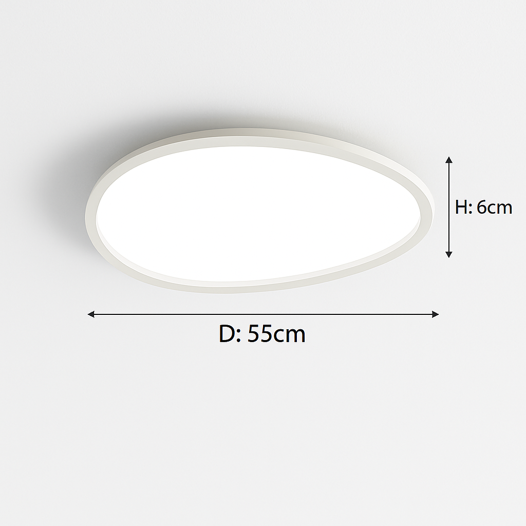 plafonnier led moderne à intensité variable pour intérieur décoratif