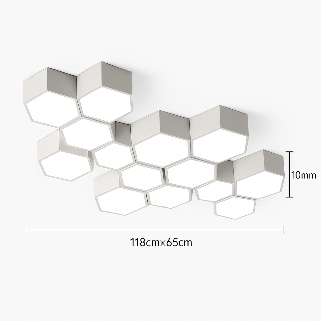 plafonnier led moderne à intensité variable pour intérieur décoratif