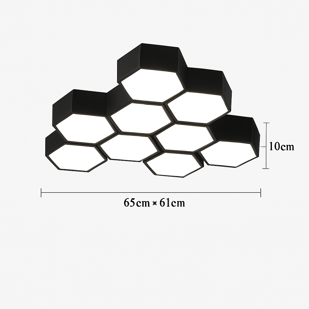 plafonnier led moderne à intensité variable pour intérieur décoratif