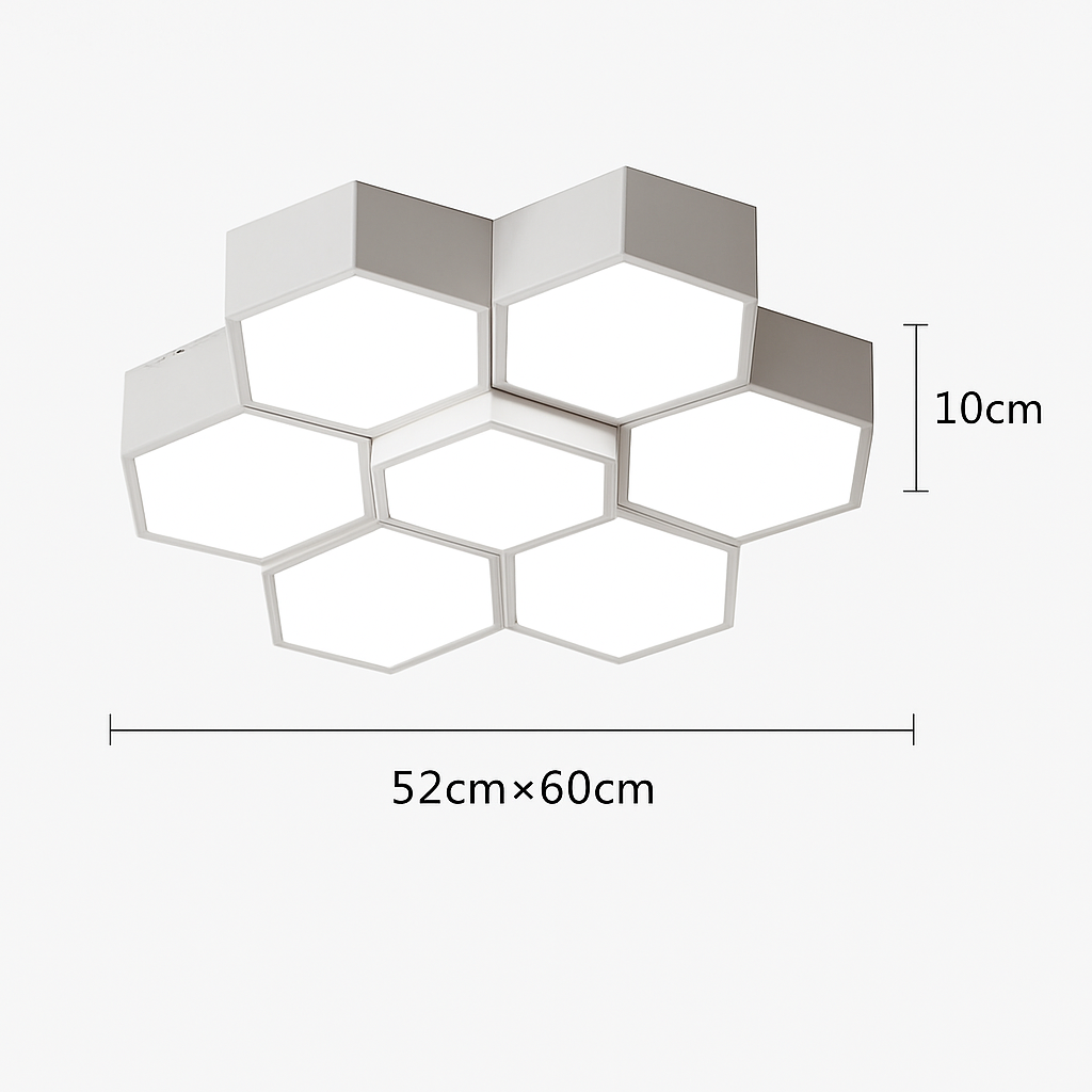 plafonnier led moderne à intensité variable pour intérieur décoratif