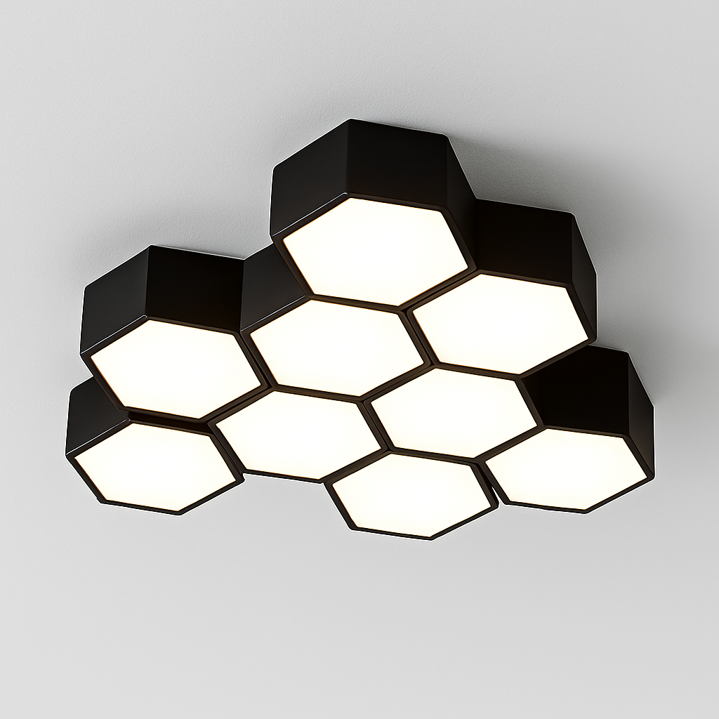 plafonnier led moderne à intensité variable pour intérieur décoratif