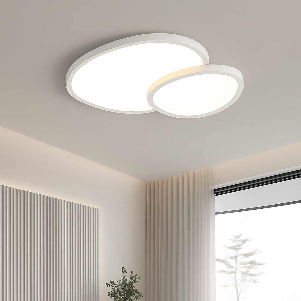 plafonnier led moderne à intensité variable pour intérieur décoratif
