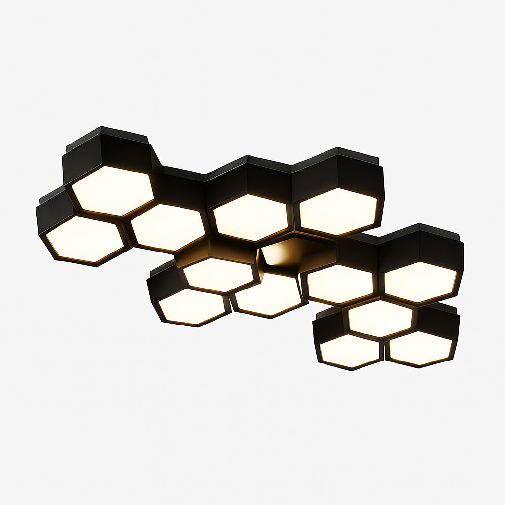 plafonnier led moderne à intensité variable pour intérieur décoratif
