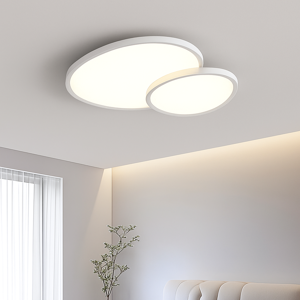 plafonnier led moderne à intensité variable pour intérieur décoratif