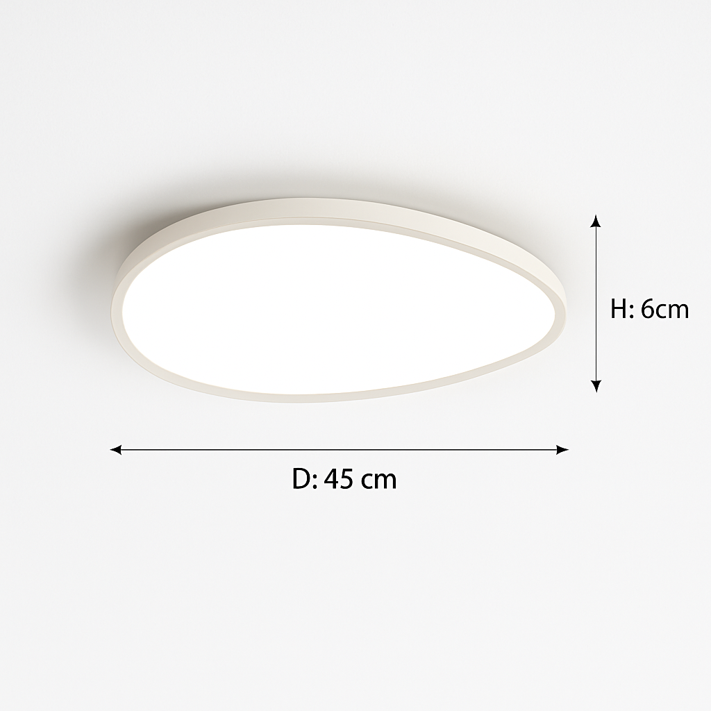 plafonnier led moderne à intensité variable pour intérieur décoratif