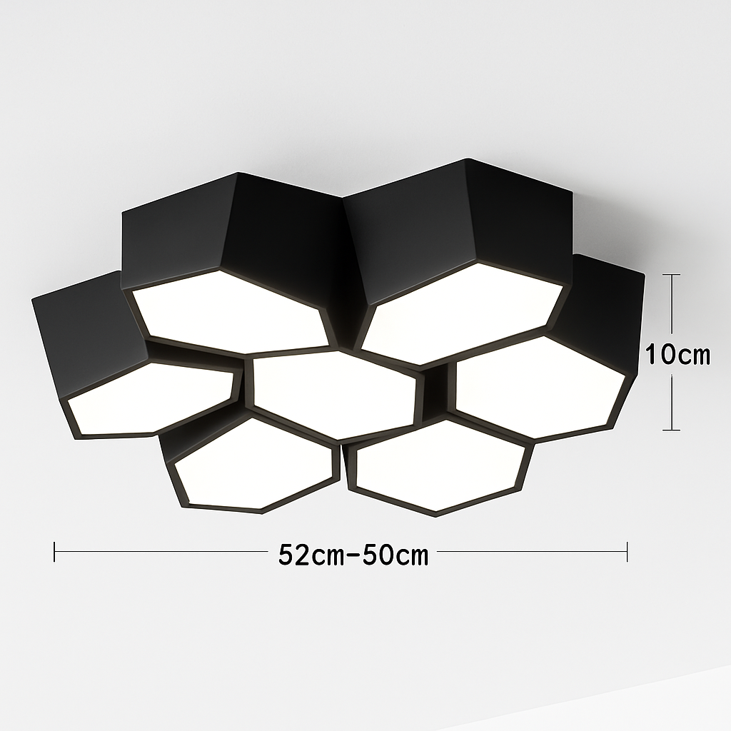 plafonnier led moderne à intensité variable pour intérieur décoratif