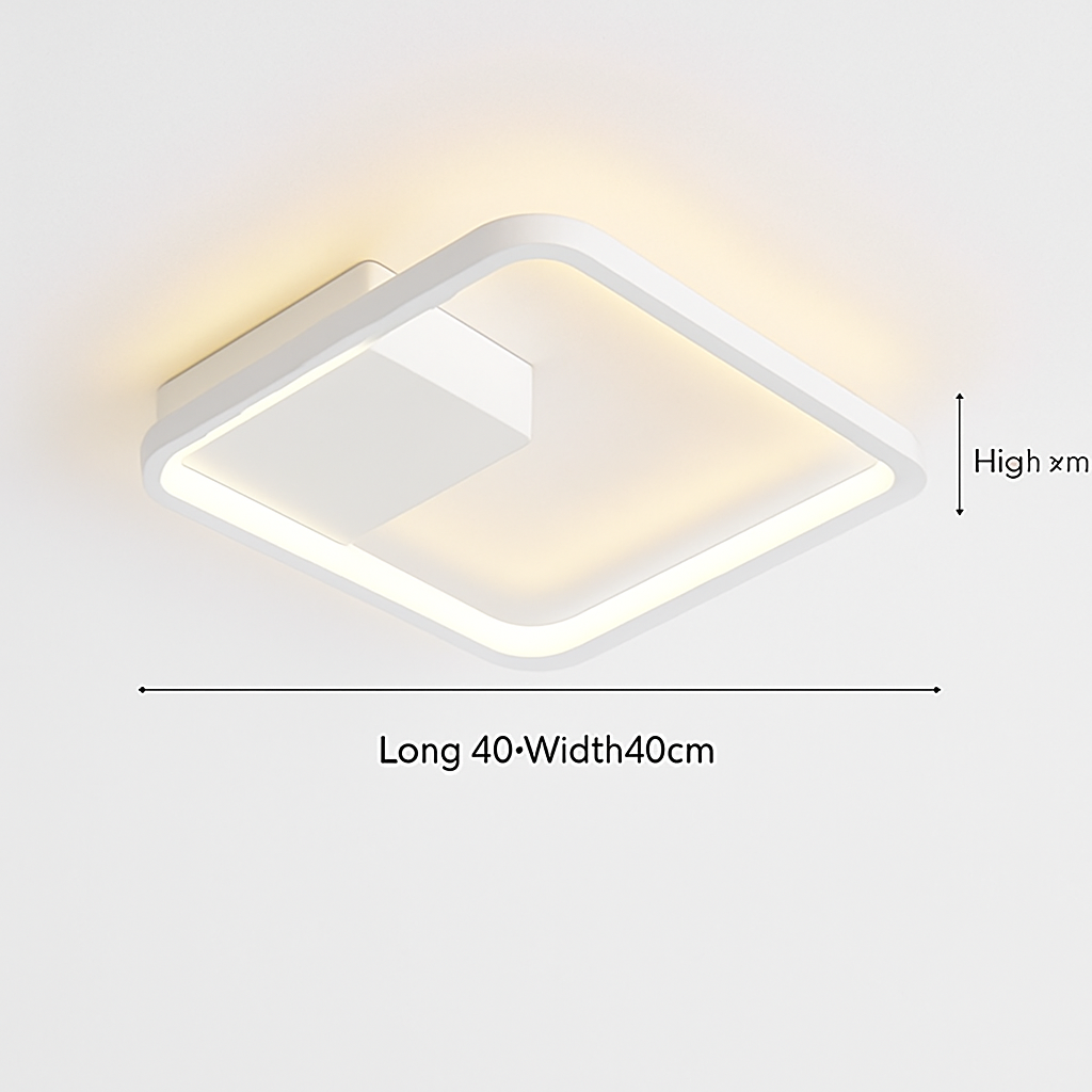plafonnier led moderne à intensité variable pour intérieur minimaliste