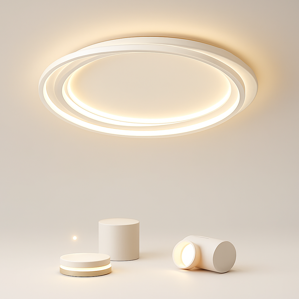 plafonnier led moderne élégant pour décoration intérieure lumineuse