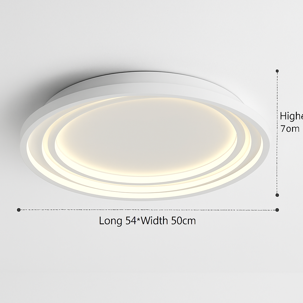 plafonnier led moderne élégant pour décoration intérieure lumineuse